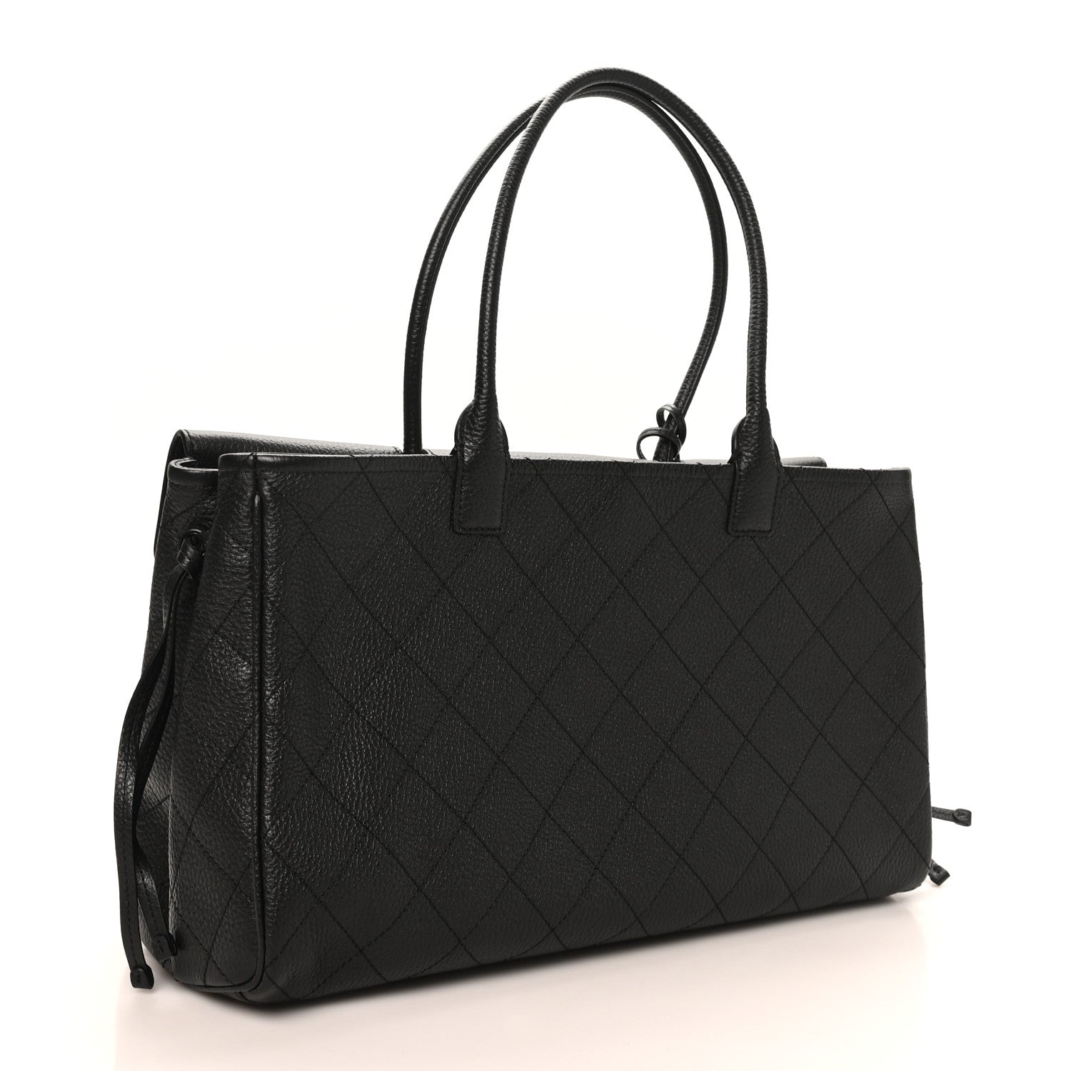 Chanel Grained Calfskin Stitched Urban Essentials Large Shopping Bag Black 4 of 21