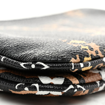 Louis Vuitton Monogram Giant Jungle Pochette Double Zip Black 10 of 11