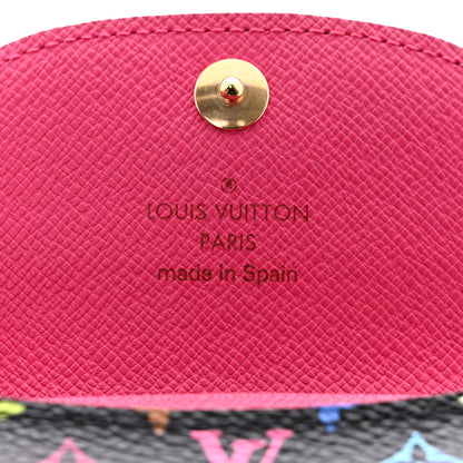 Louis Vuitton Monogram Multicolor Business Card Holder Black Grenade 6 of 9