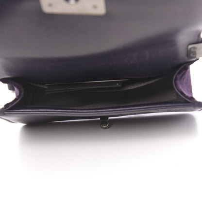 Chanel Velvet Quilted Small Boy Flap Purple 5 of 11