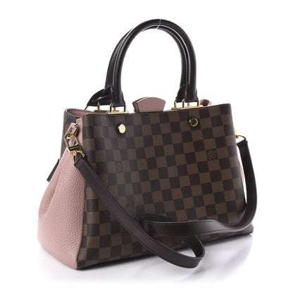 Louis Vuitton Damier Ebene Cuir Taurillon Brittany Magnolia 3 of 10