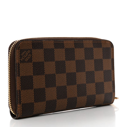 Louis Vuitton Damier Ebene Zippy Compact Wallet 3 of 9