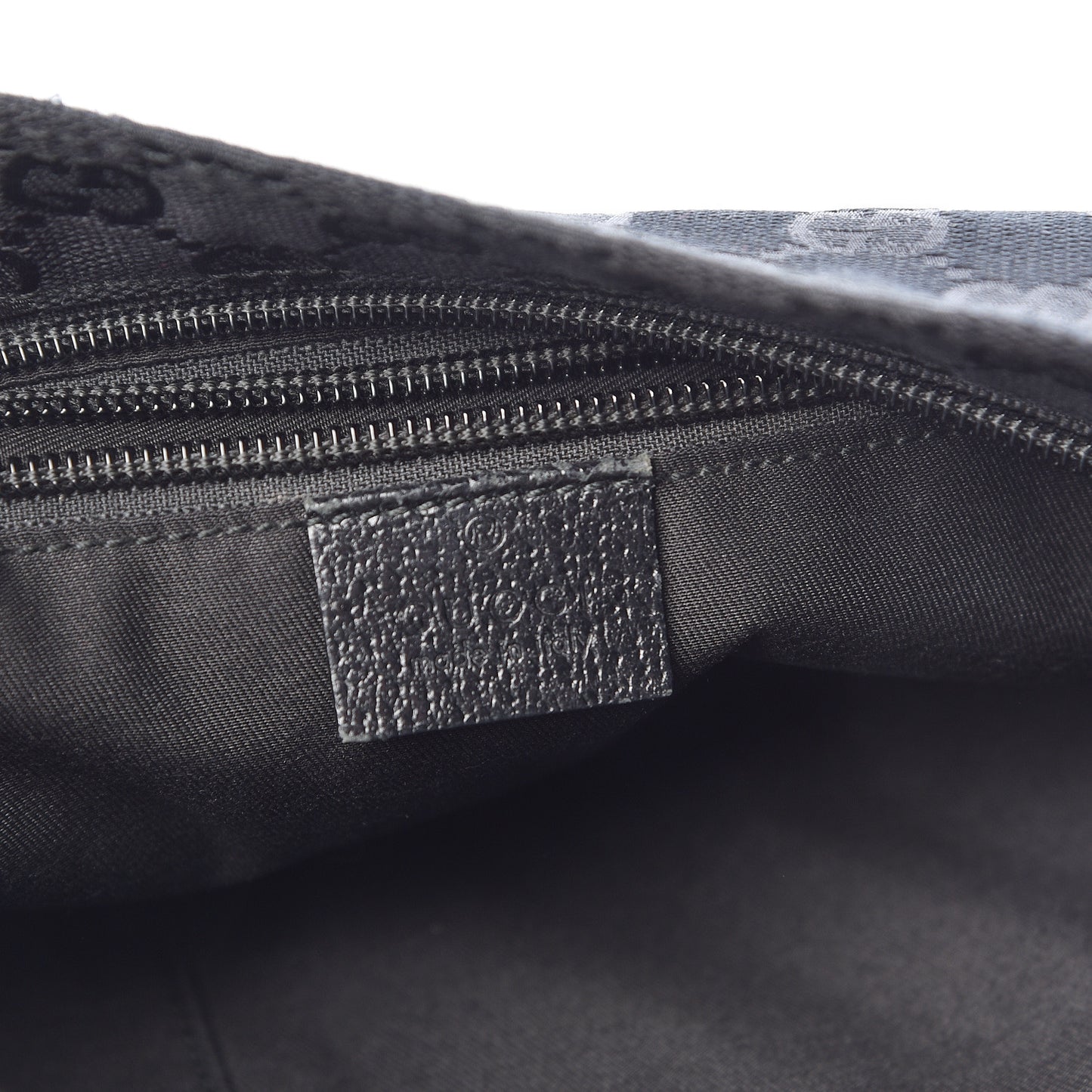 Monogram Web Small Flat Messenger Crossbody Black