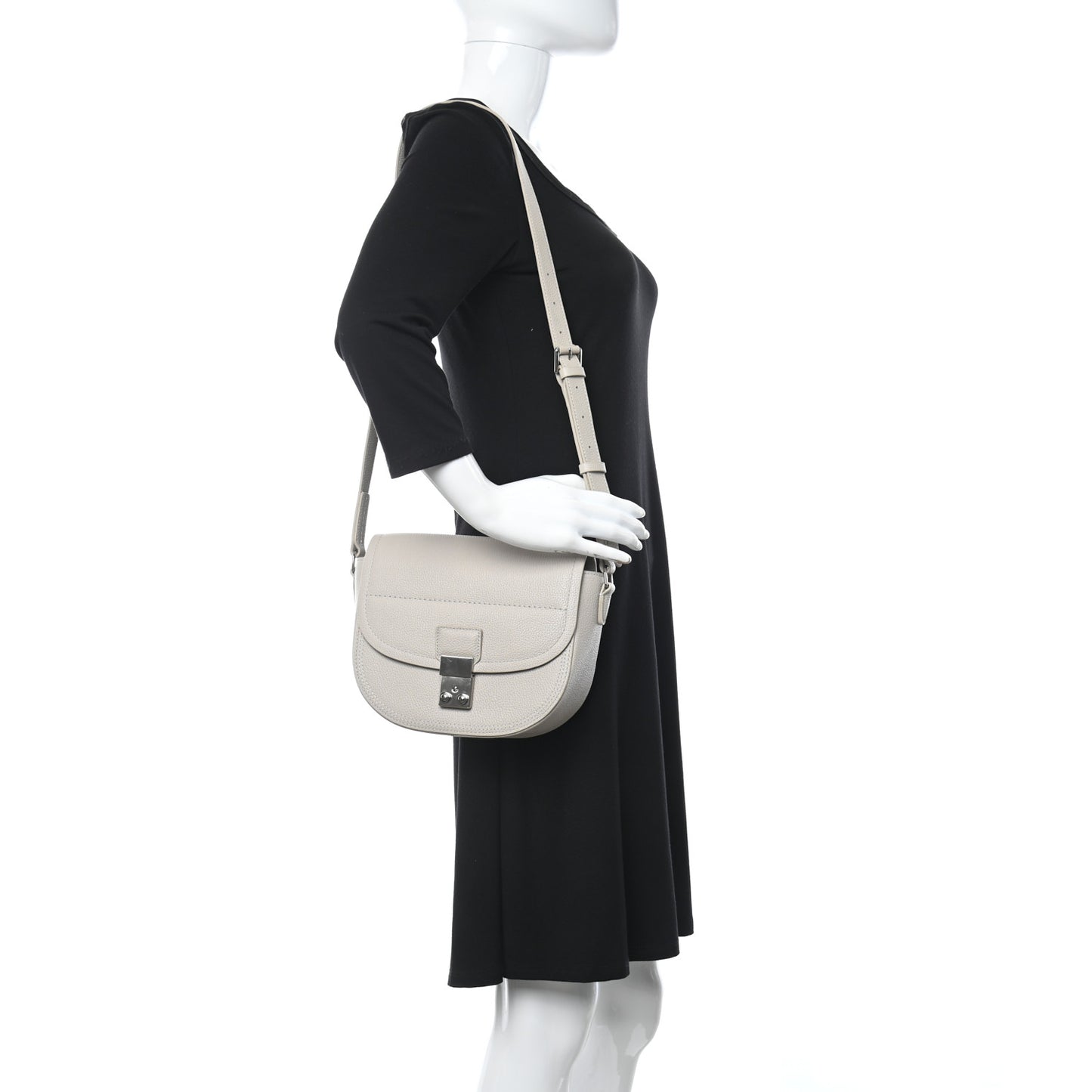 Calfskin Pashli Saddle Belt Bag Feather