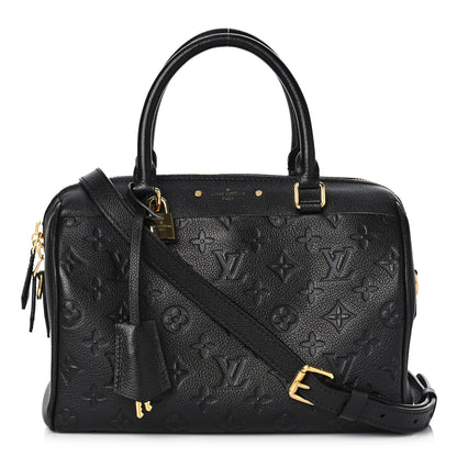 Louis Vuitton Empreinte Speedy Bandouliere 25 NM Black 1 of 10