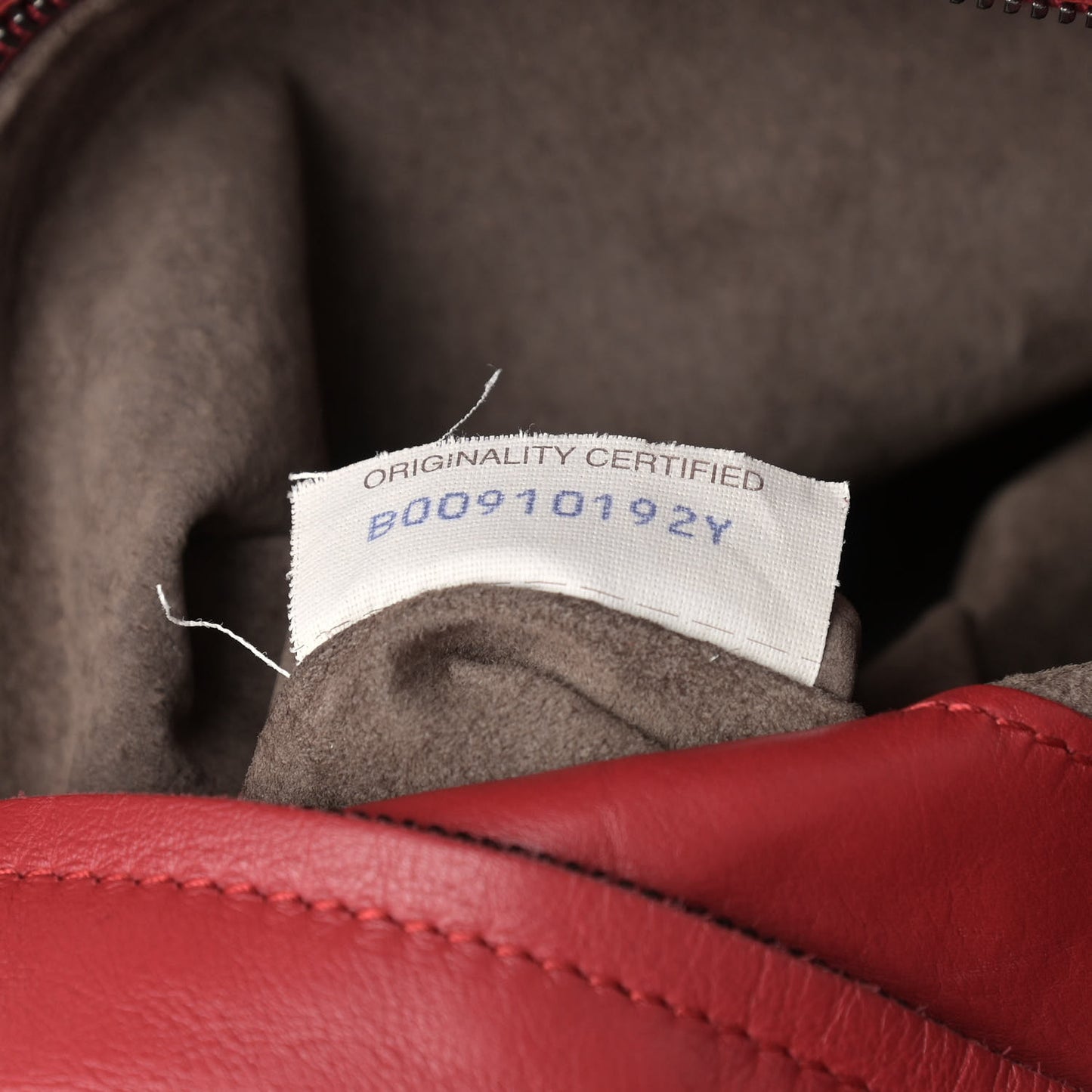 Intrecciato Tote Red