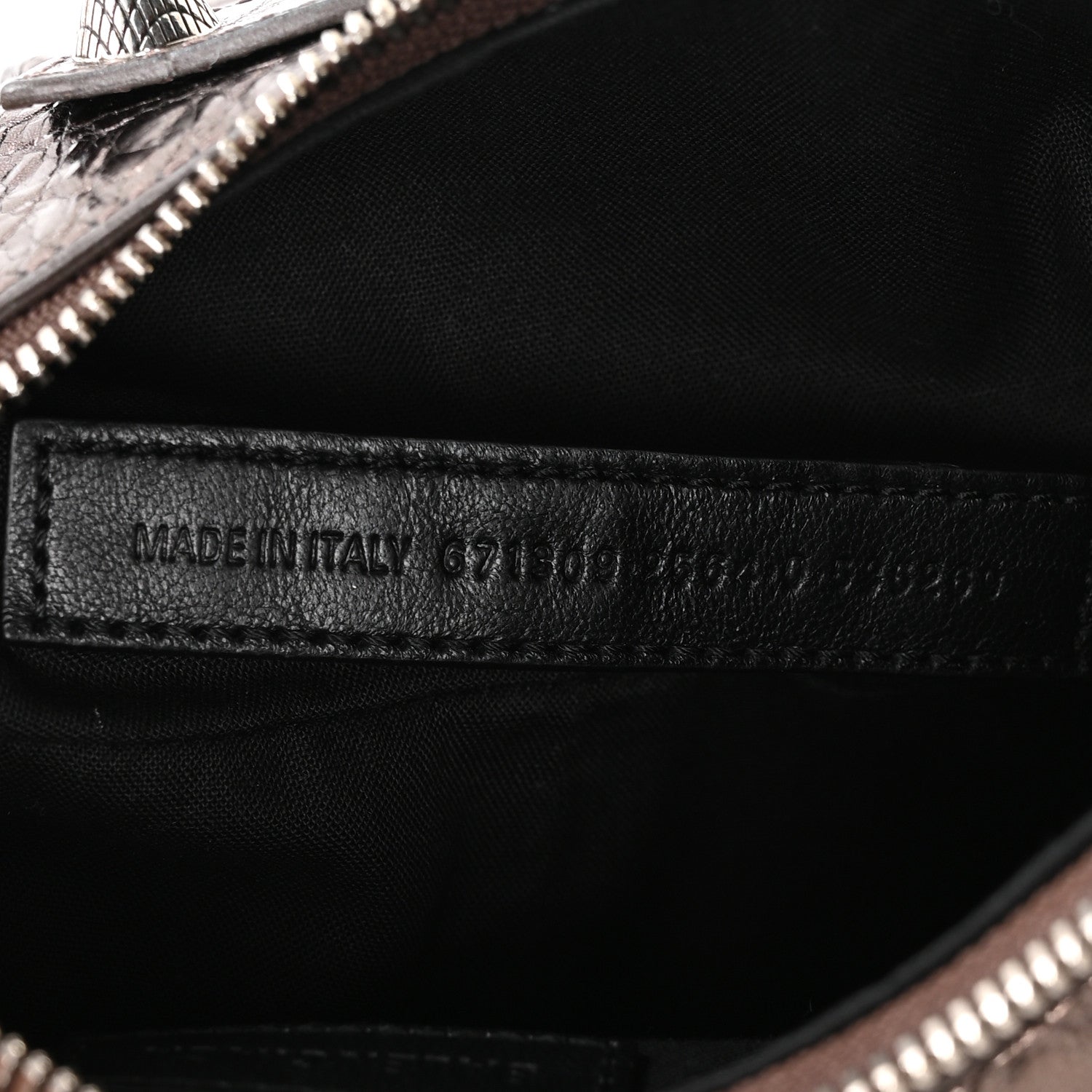 Balenciaga Metallic Agneau Arena Le Cagole Shoulder Bag XS Dark Bronze 8 of 11