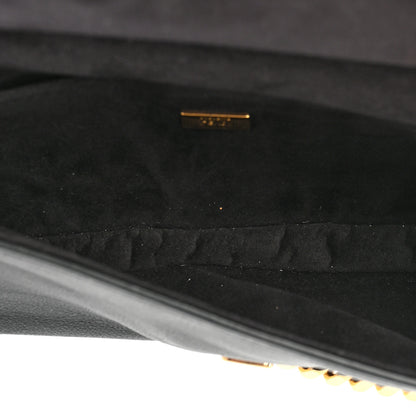 Fendi Calfskin Snakeskin F is Fendi Micro Double Baguette Black Multicolor 5 of 13