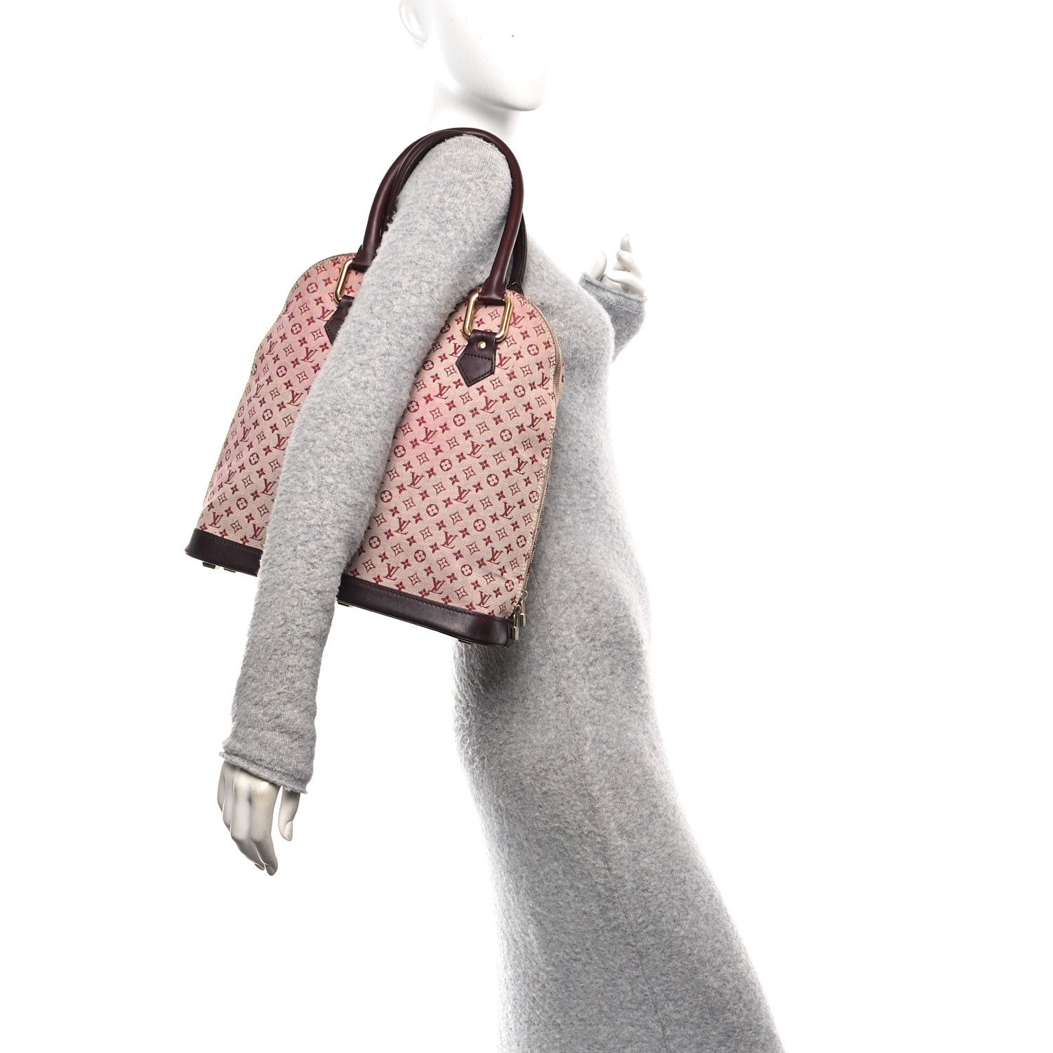 Louis Vuitton Mini Monogram Alma Haut Tote Cherry 2 of 9