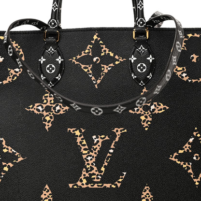 Louis Vuitton Monogram Giant Jungle Onthego GM Black 8 of 10