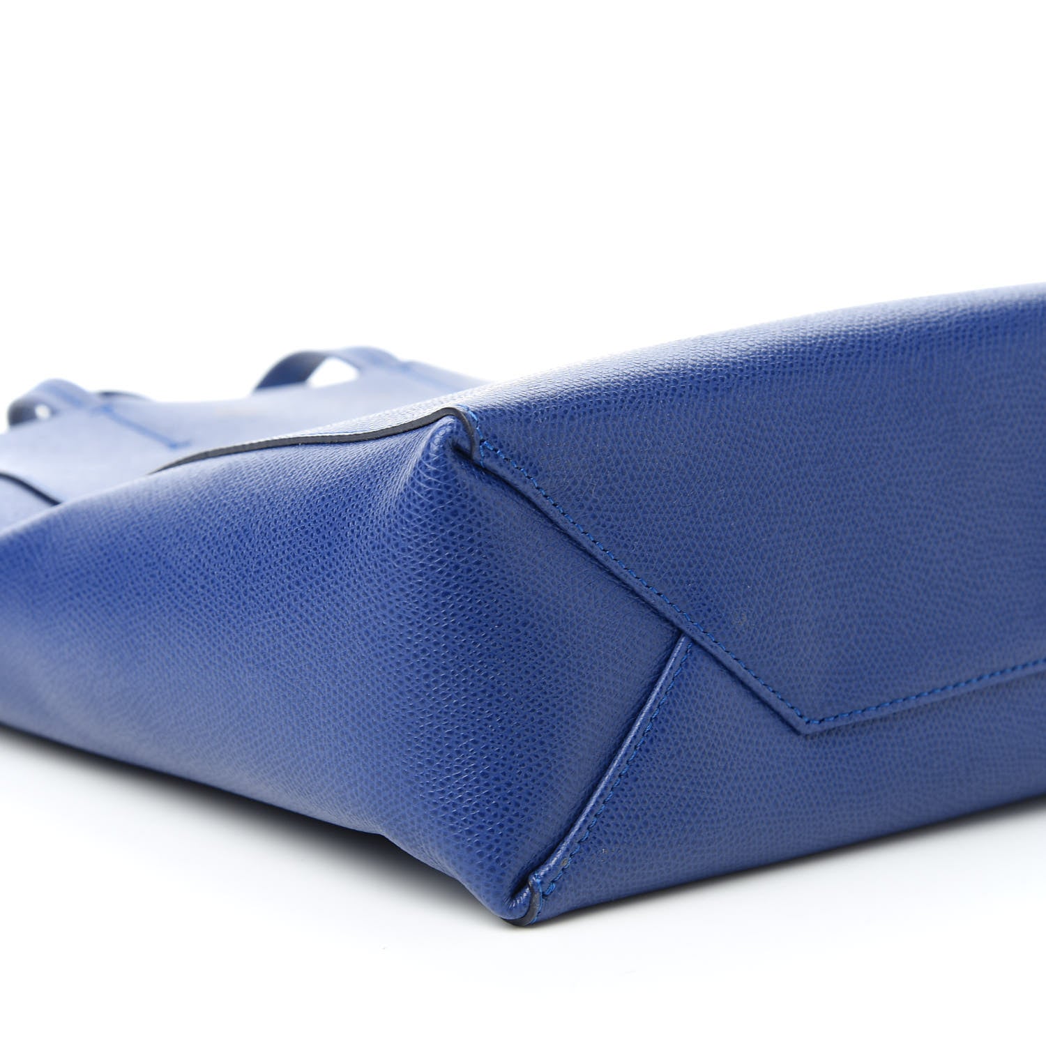 Celine Grained Calfskin Small Vertical Cabas Indigo 6 of 10