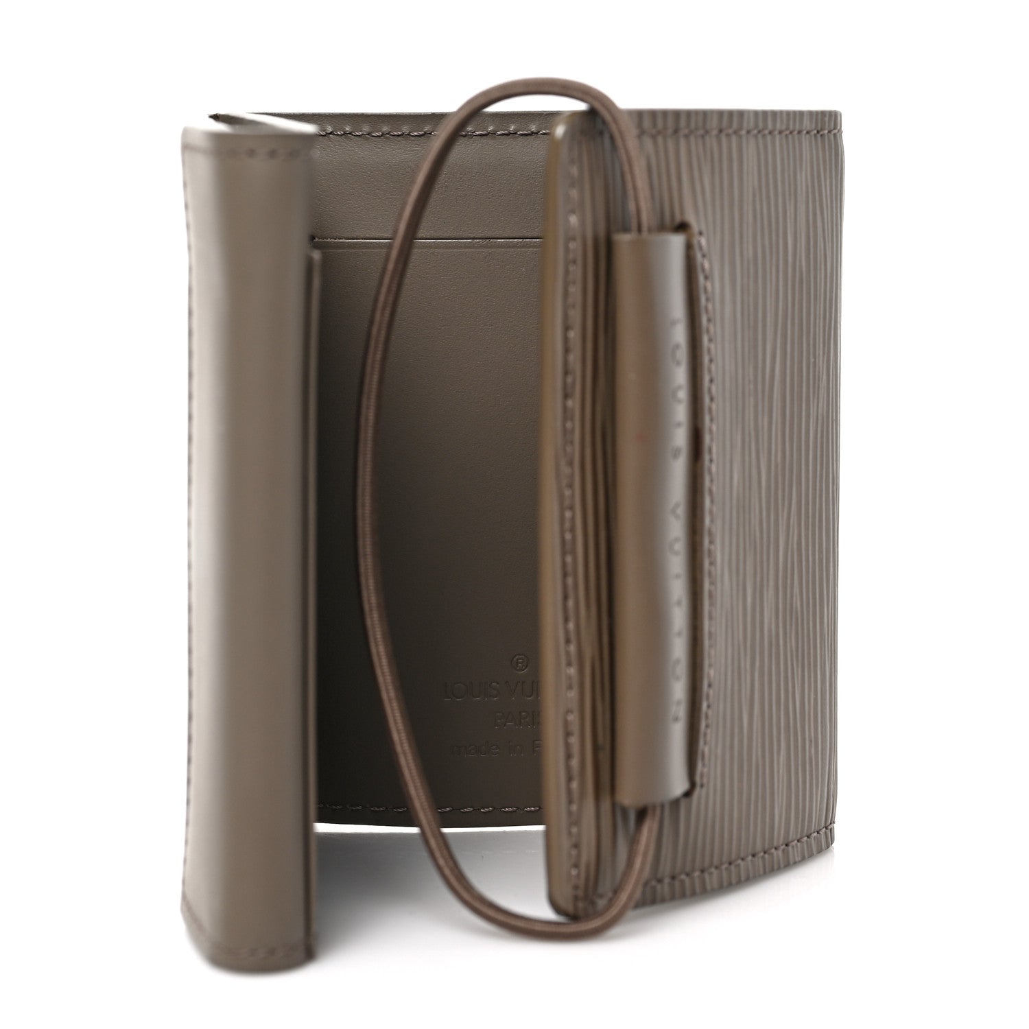 Louis Vuitton Epi Porte-Monnaie Elastique Wallet Pepper 5 of 6