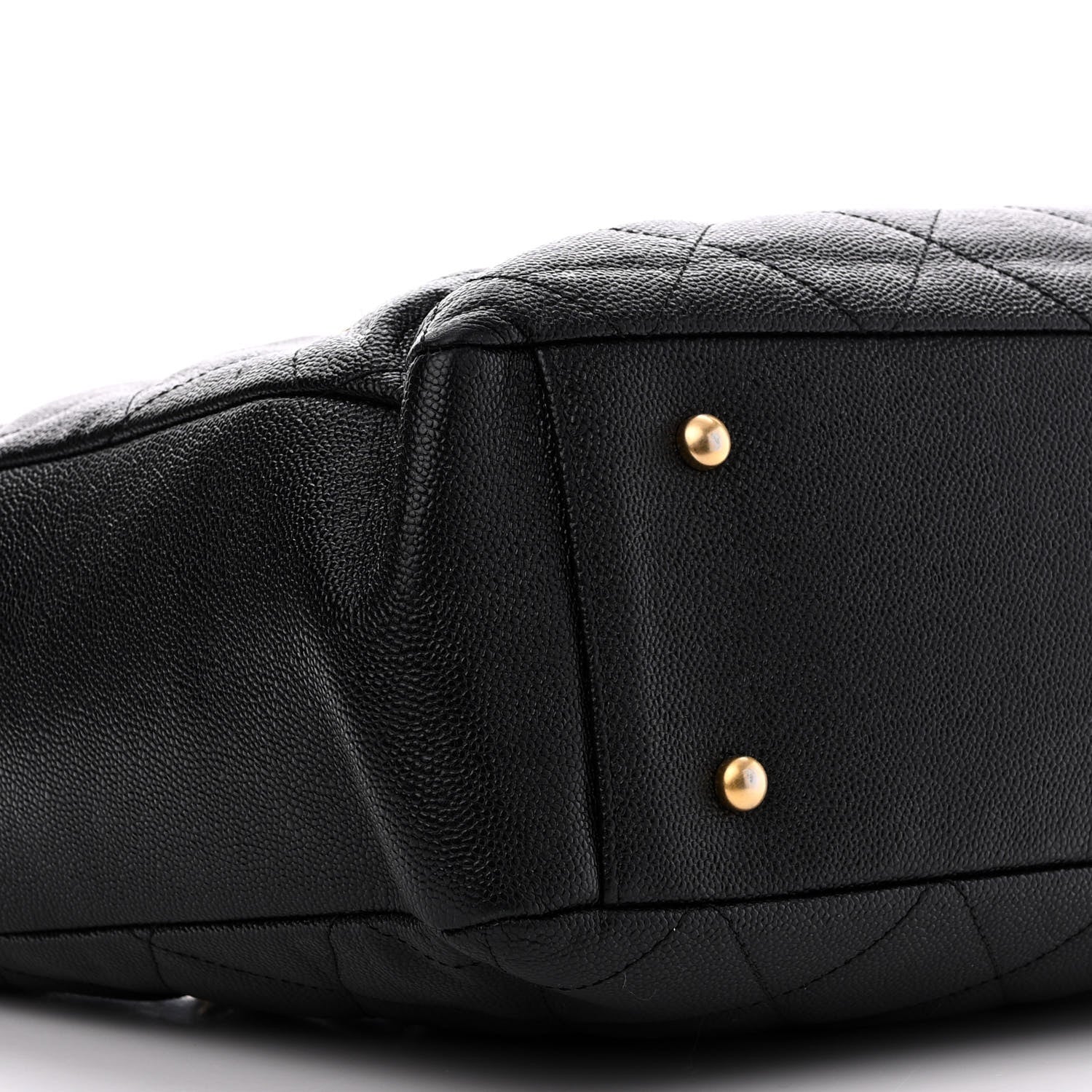 Chanel Caviar Quilted Small Shopping Tote Black 9 of 11