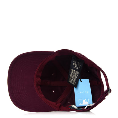 Gucci X MLB Cotton NY Yankees Baseball Hat 57-61 Lacquer 5 of 6
