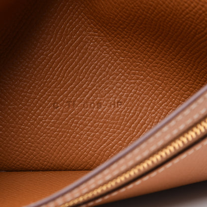 Hermes Epsom Bearn Gusset Wallet Gold 7 of 9