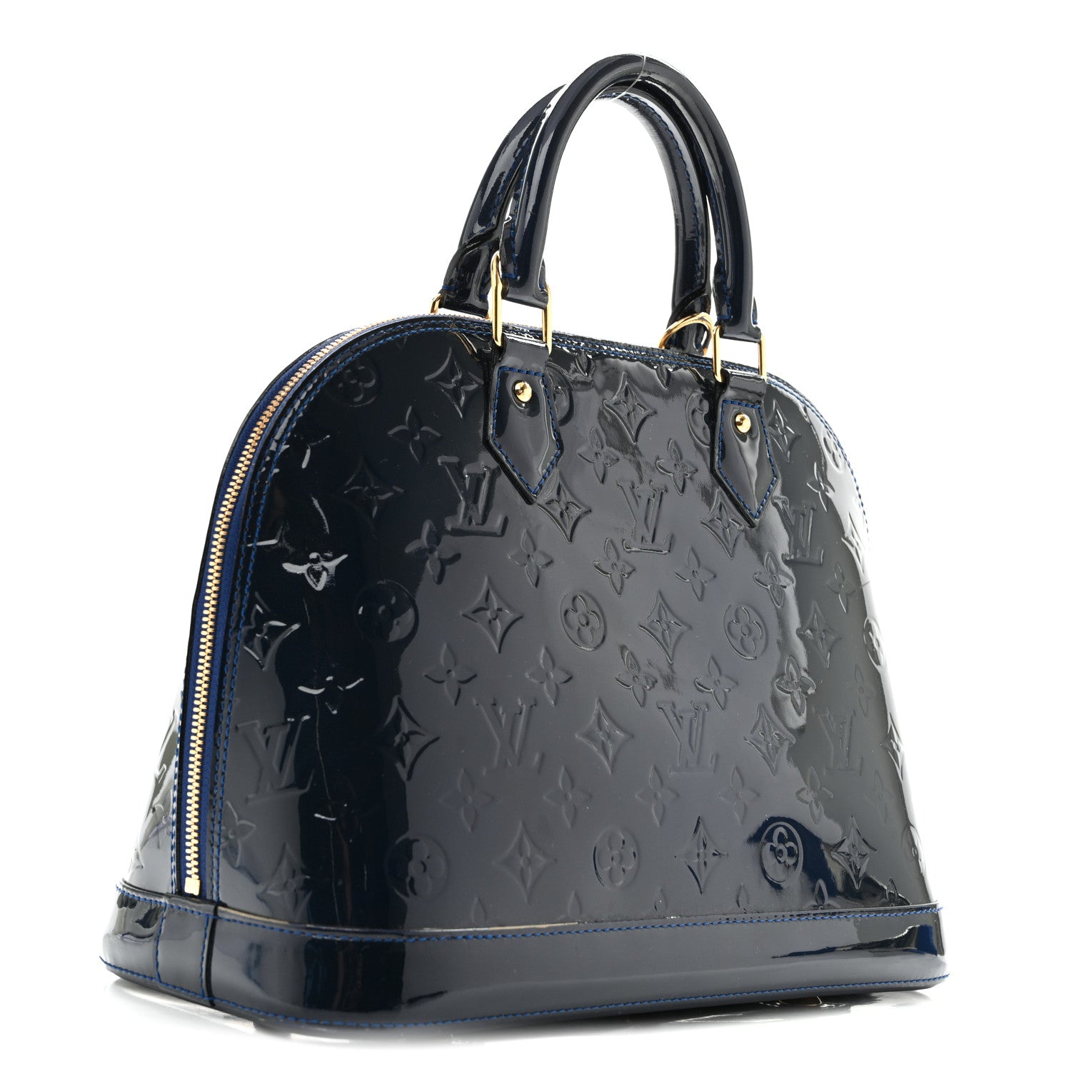 Louis Vuitton Vernis Alma PM Grand Blue 3 of 12