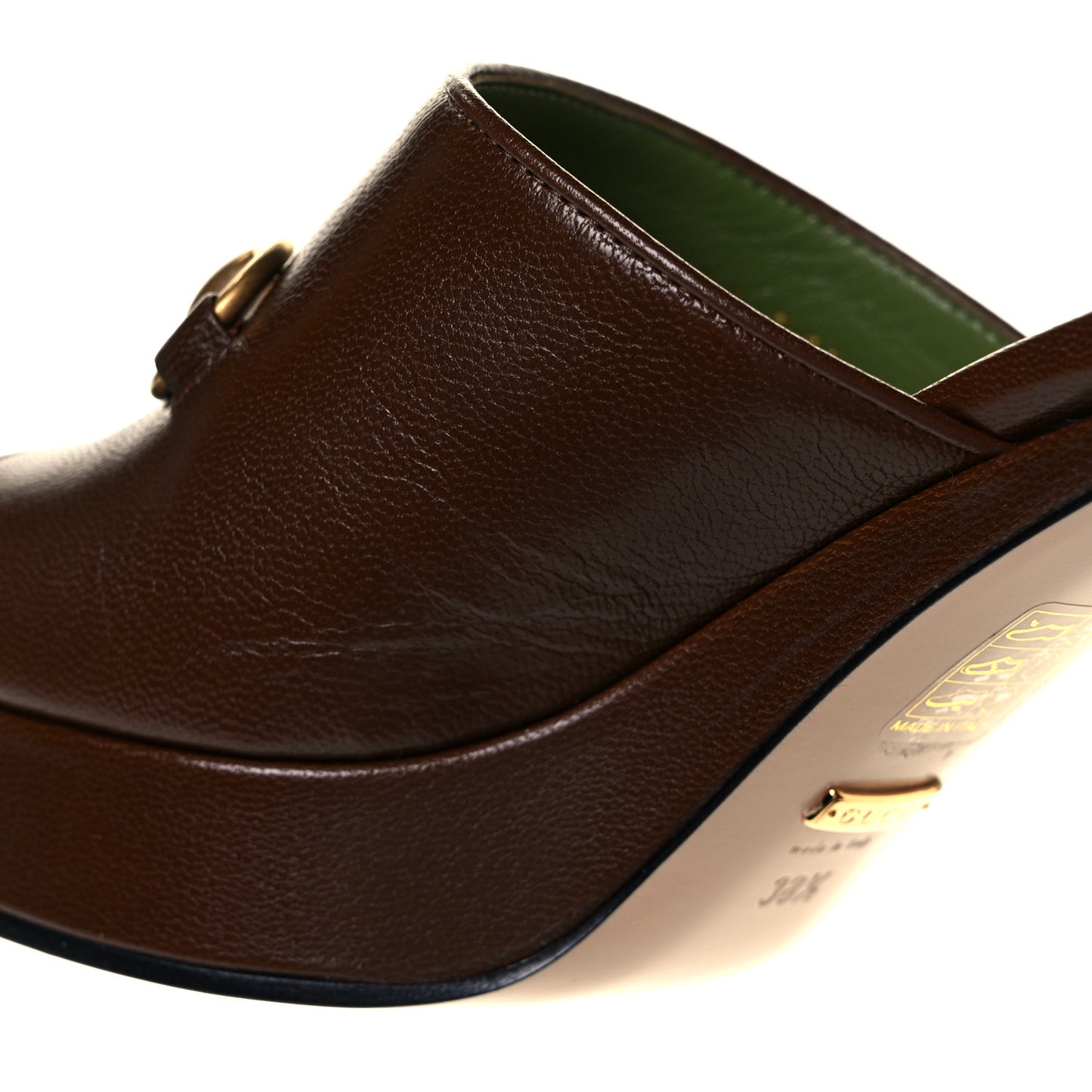 Granada Kid Houdan Platform Slide Sandals 38.5 Brown Sugar