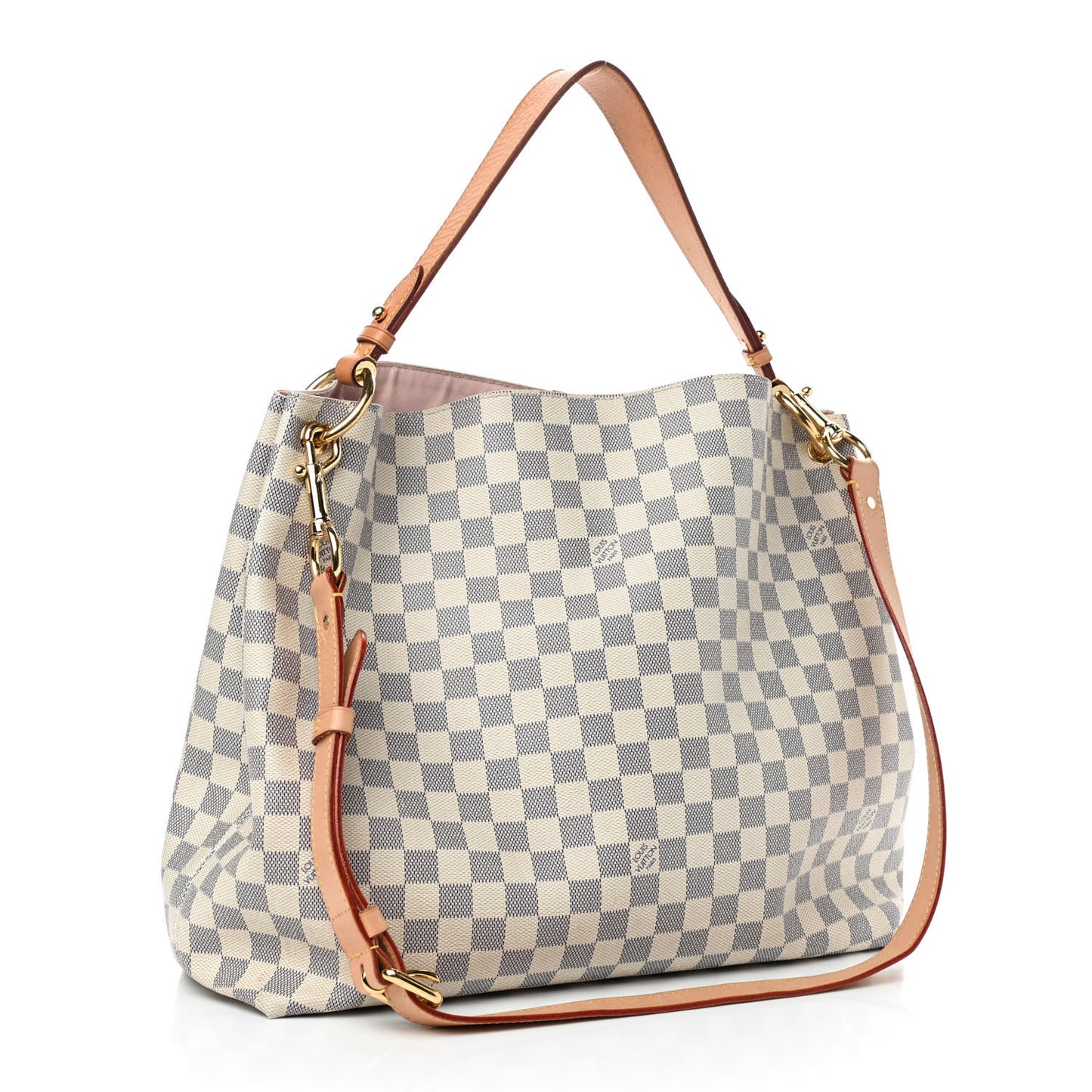 Damier Azur Graceful MM Rose Ballerine