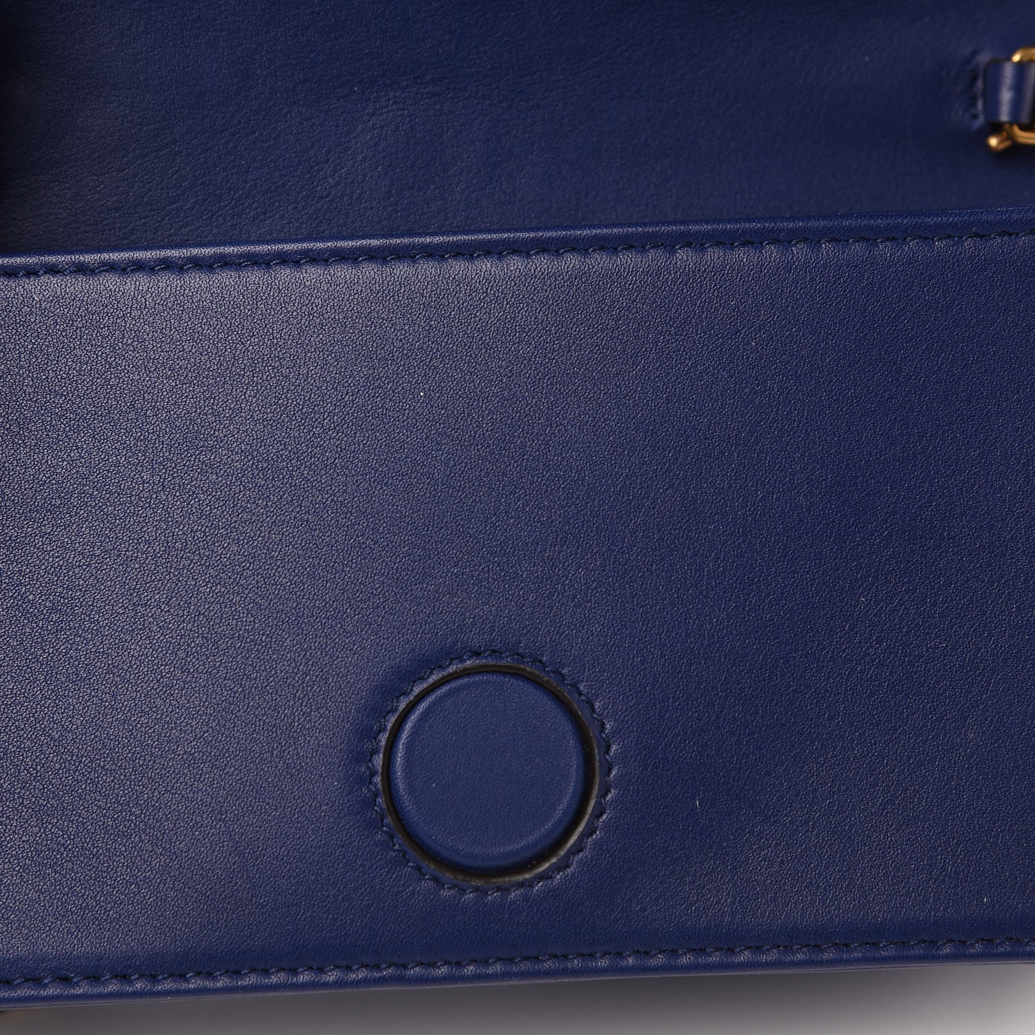 Gucci Velvet Matelasse GG Marmont Mini Bag Cobalt Blue 9 of 10