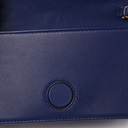 Gucci Velvet Matelasse GG Marmont Mini Bag Cobalt Blue 9 of 10