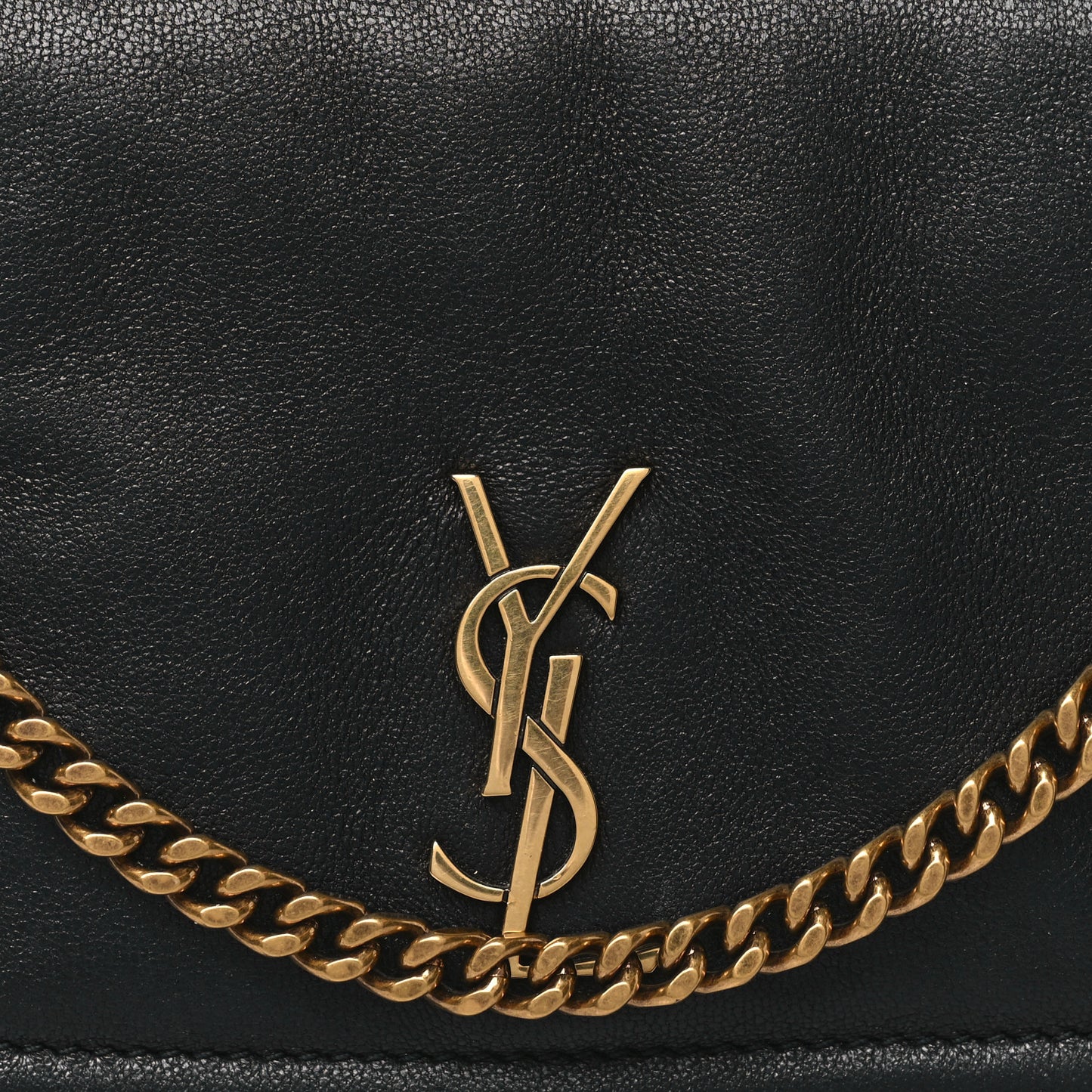 Lambskin Quilted Monogram Mini Nolita Black