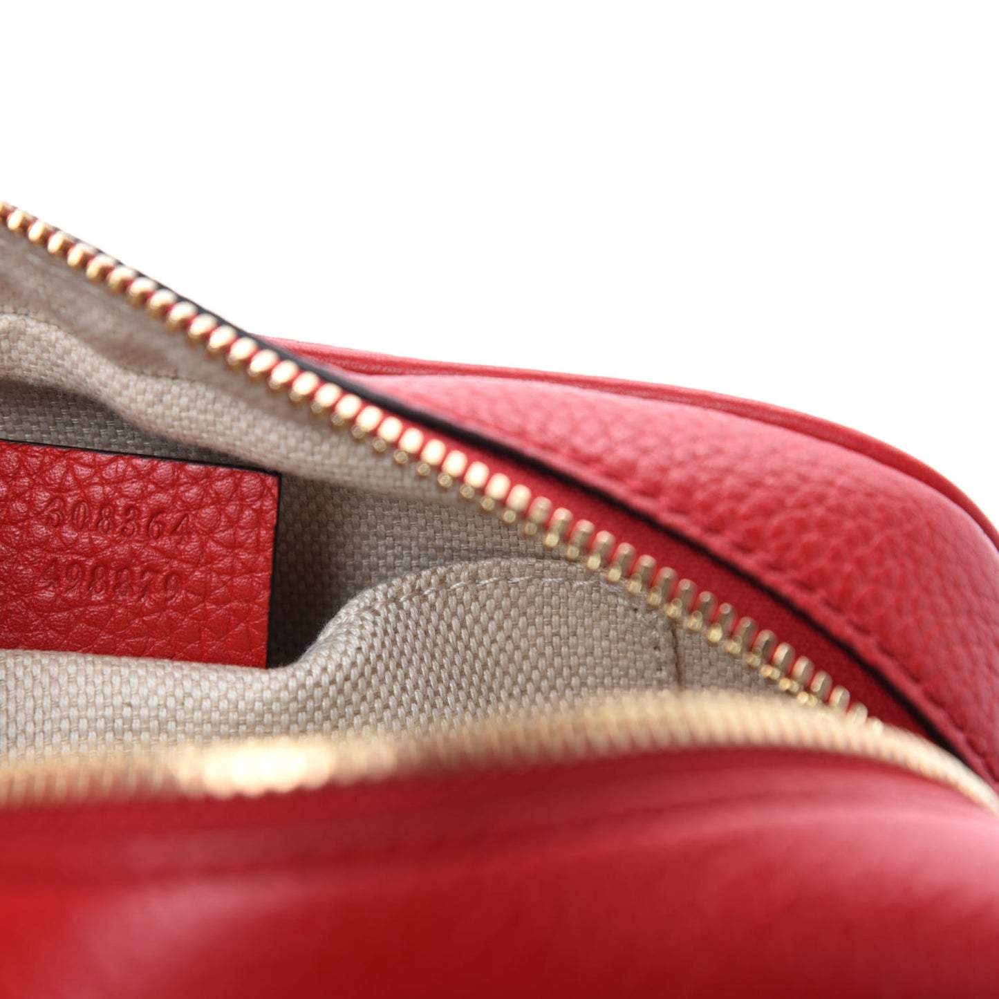 Pebbled Calfskin Small Soho Disco Bag Tabasco Red