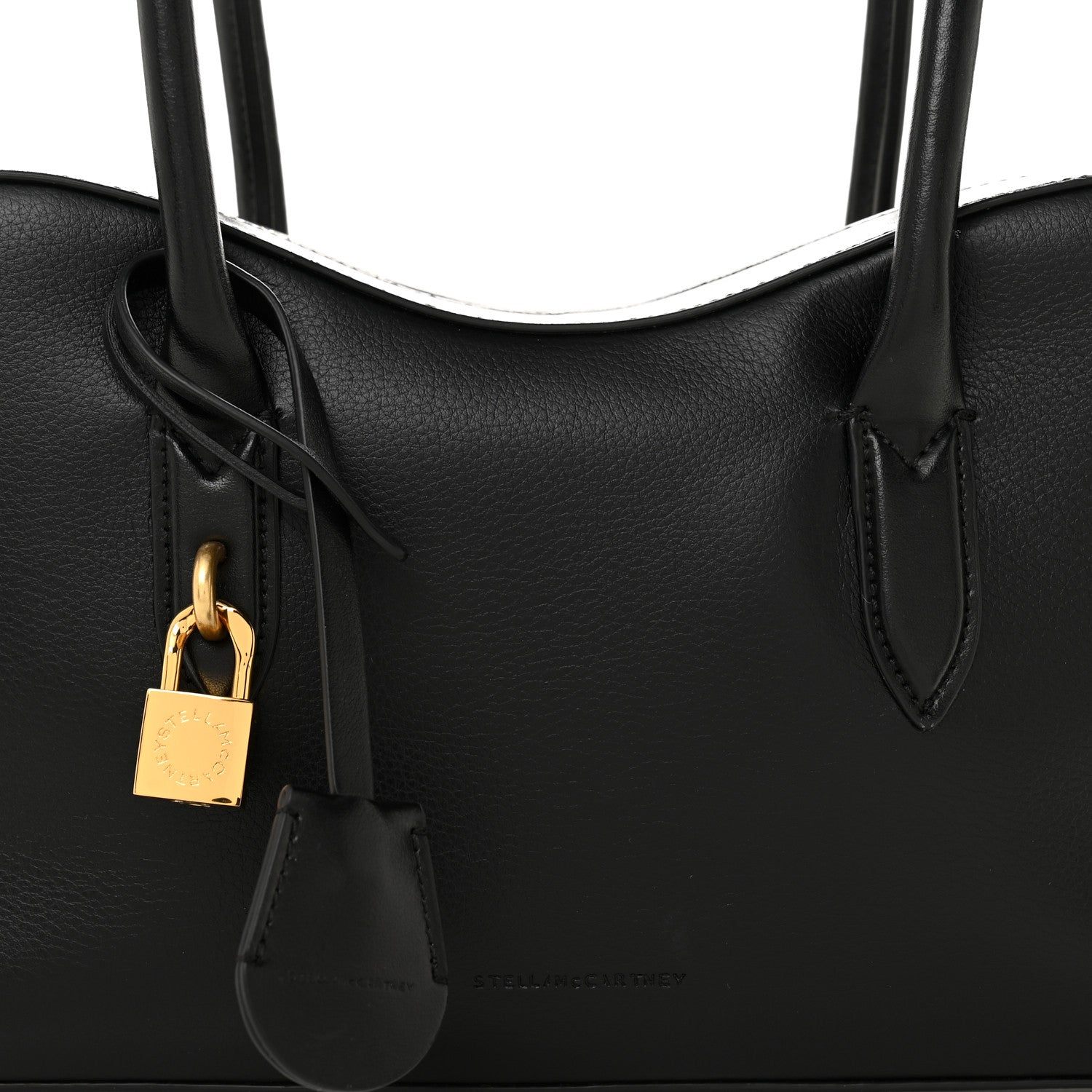 Stella McCartney Eco Grainy Alter Mat Ryder Shoulder Bag Black 7 of 9