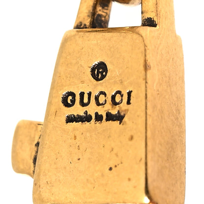 Gucci Metal Crystal Thiara Chain Belt Aged Gold 4 of 4