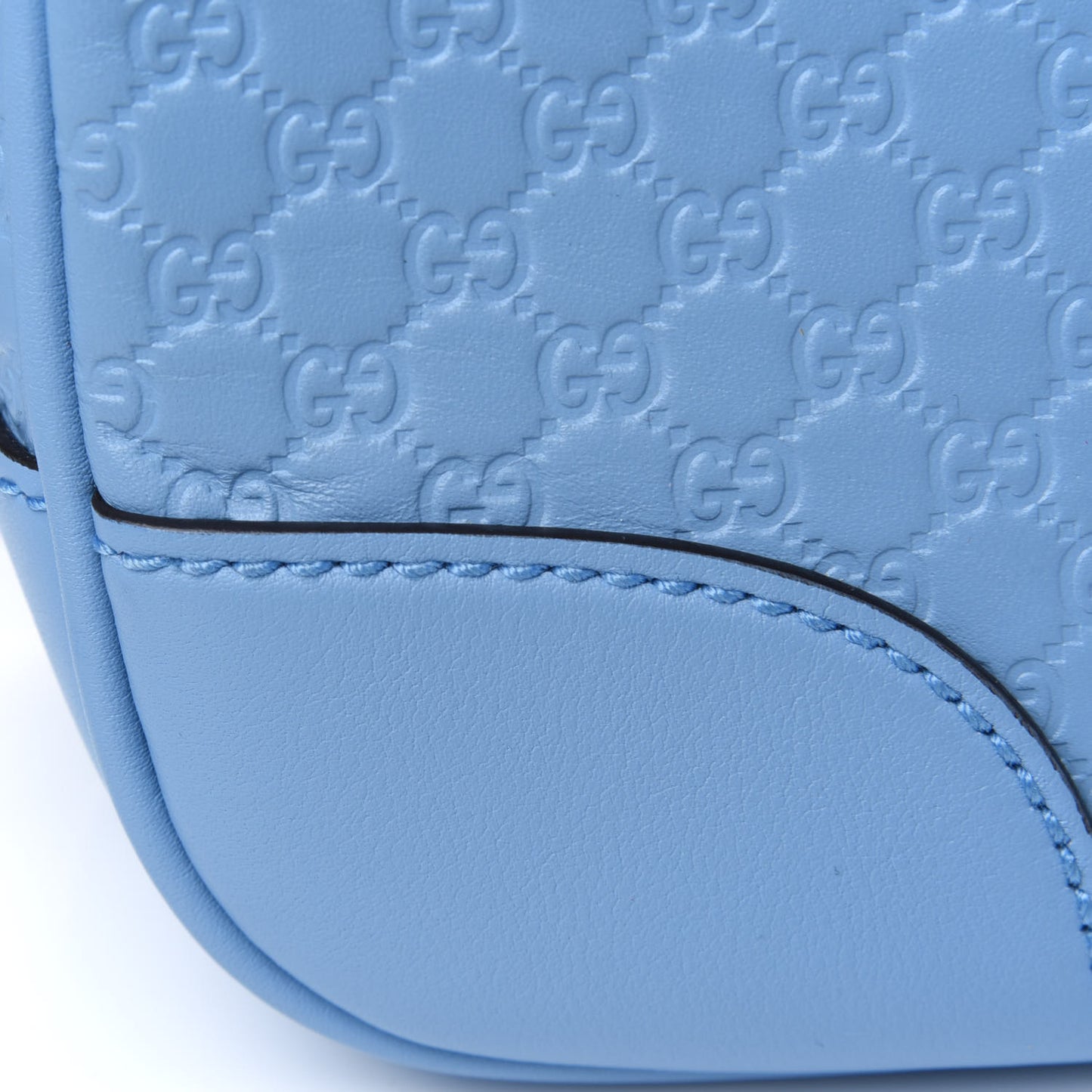 Microguccissima Mini Bree Messenger Bag Mineral Blue