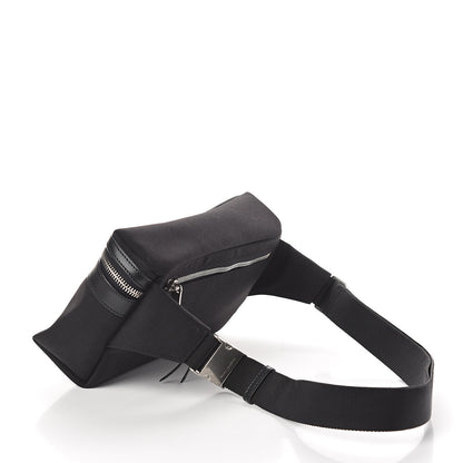 Saint Laurent Canvas Calfskin City Belt Bag Black 2 of 7