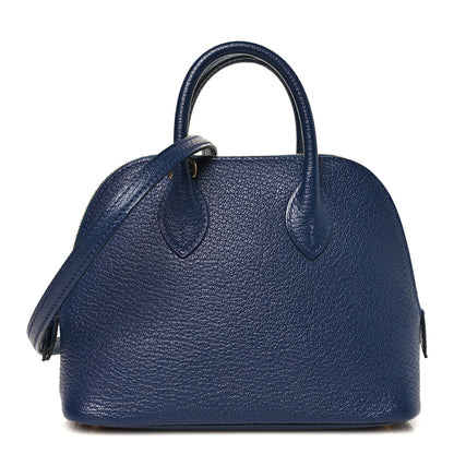 Hermes Chevre Mysore Mini 1923 Bolide Deep Bleu 1 of 11
