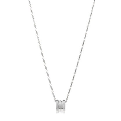 Bulgari 18K White Gold B.Zero1 Pendant Necklace 1 of 4