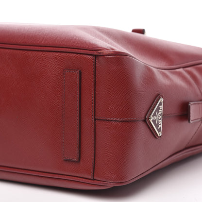 Prada Saffiano Travel Briefcase Rubino 9 of 14