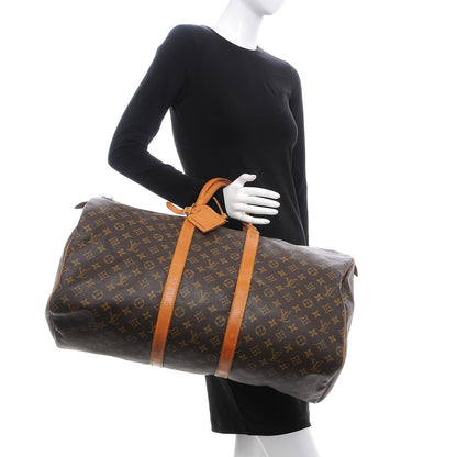 Louis Vuitton Monogram Keepall 55 2 of 12