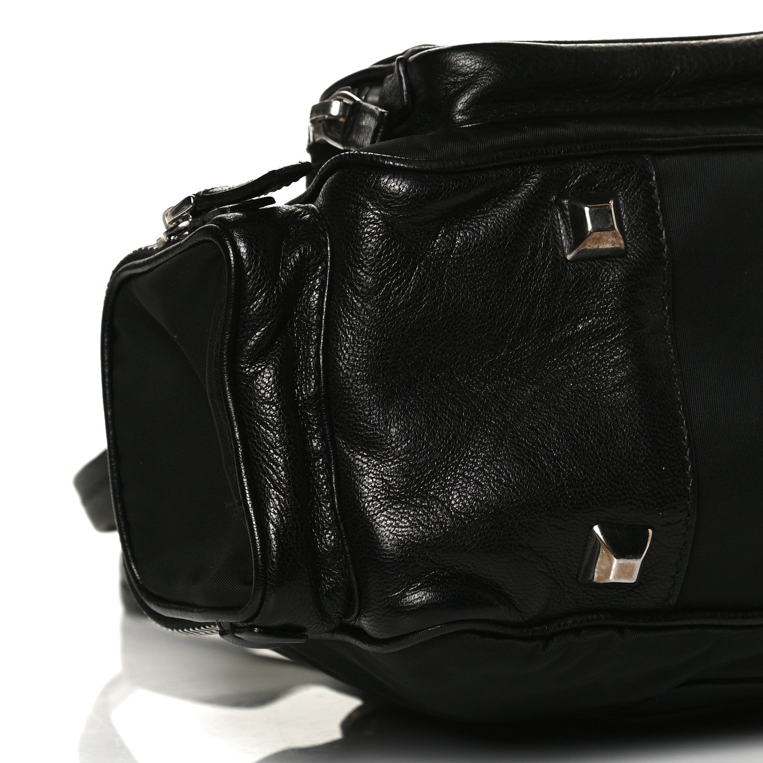Prada Tessuto Nylon Shoulder Bag Black 8 of 10