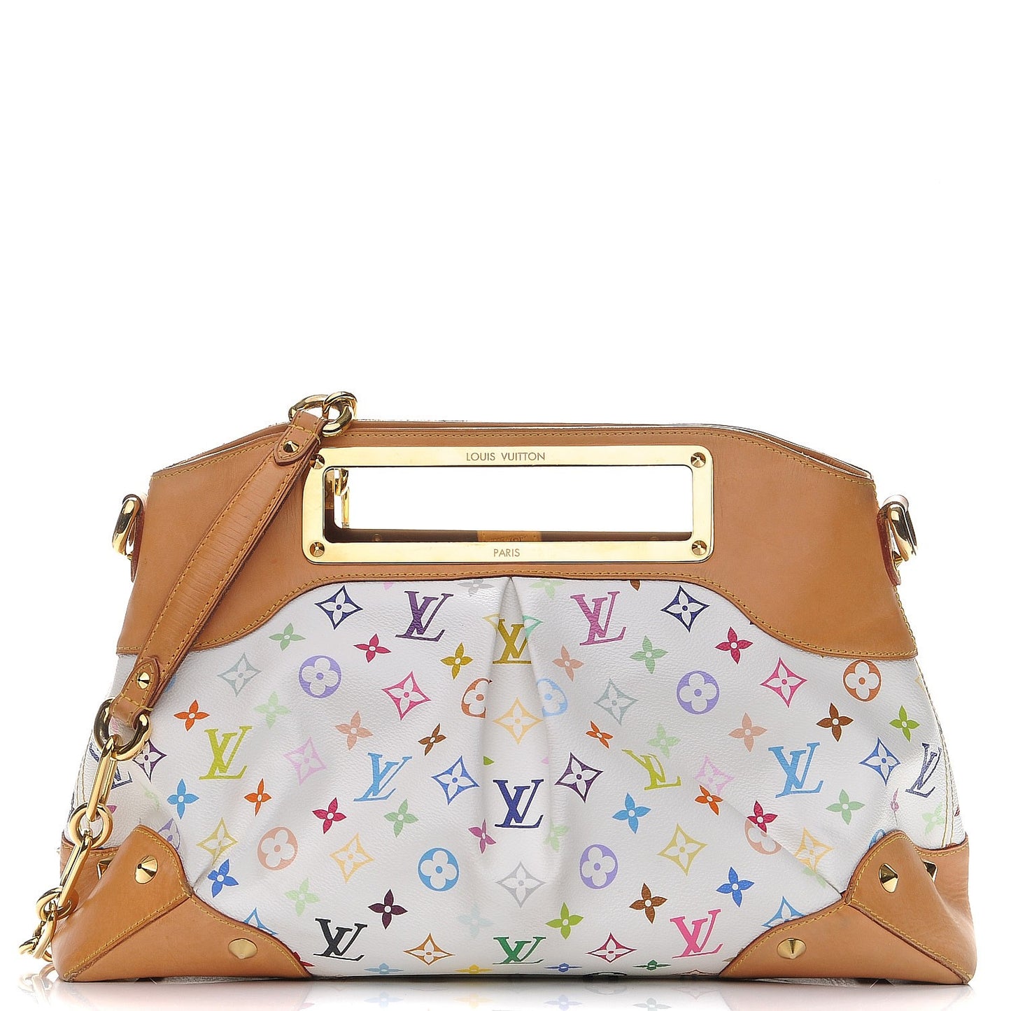 Monogram Multicolor Judy GM White