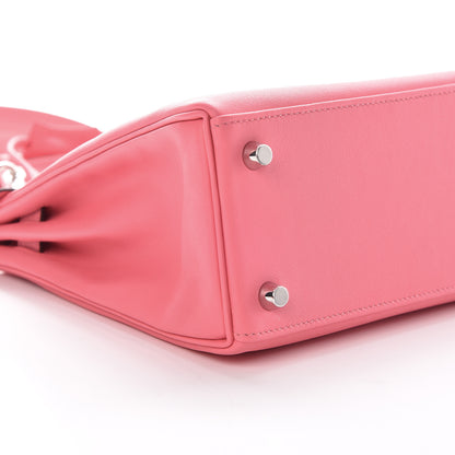 Hermes Swift Kelly Retourne 25 Rose Azalee 7 of 38