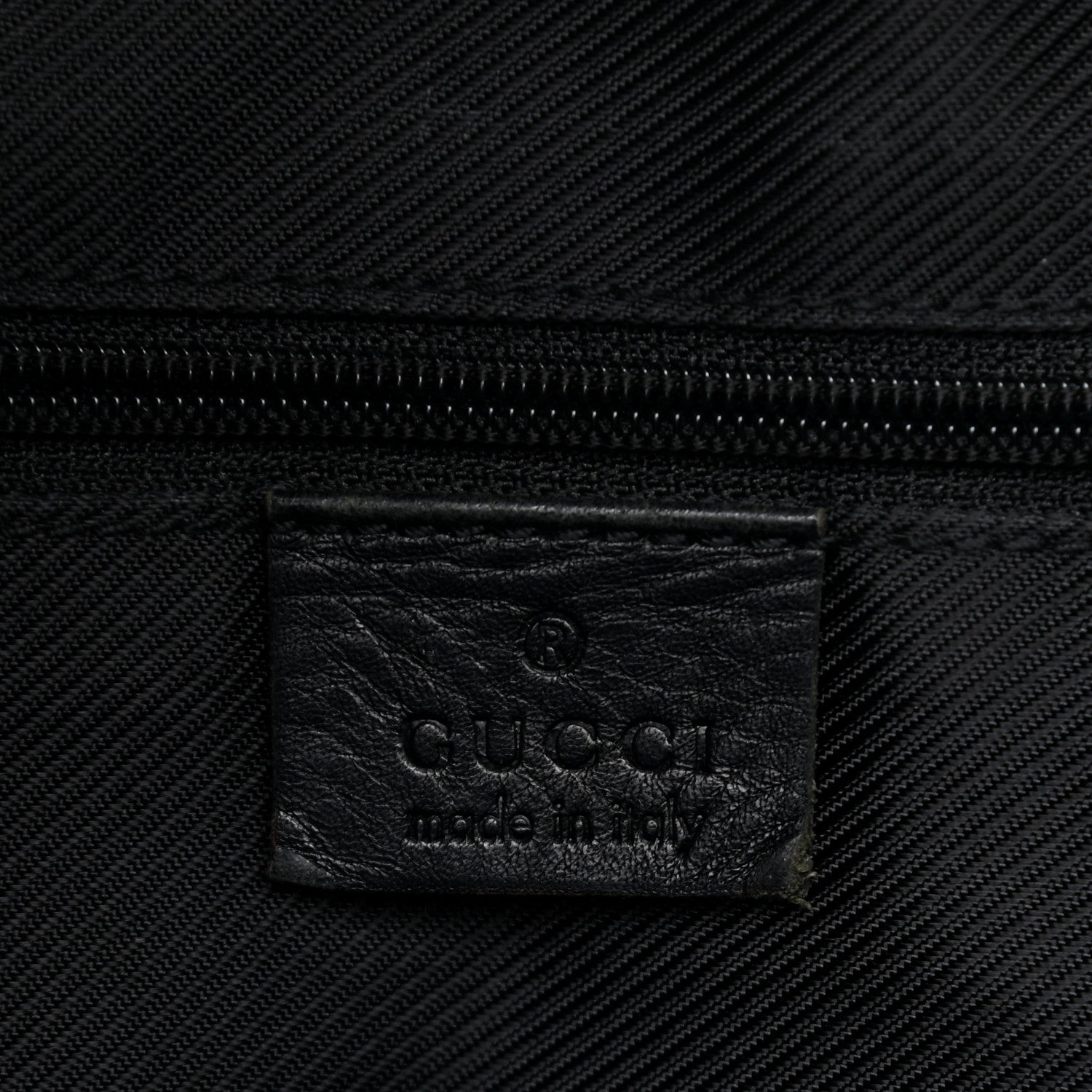 Gucci Nylon Monogram Large Hobo Black 6 of 13