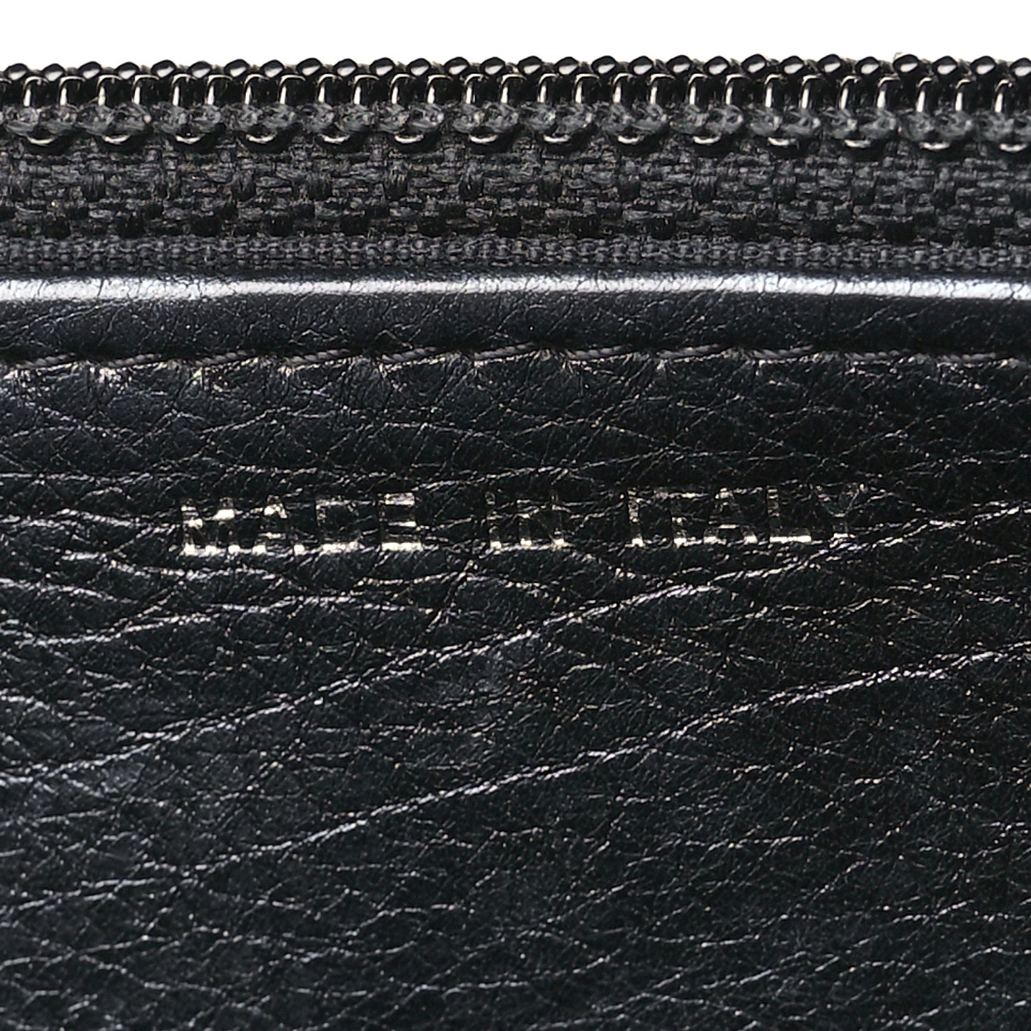Metallic Calfskin Quilted Boy Wallet On Chain WOC Navy Blue