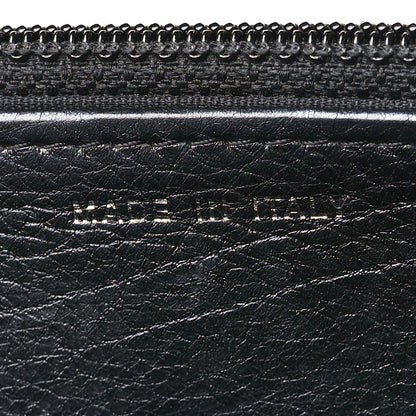 Chanel Metallic Calfskin Quilted Boy Wallet On Chain WOC Navy Blue 7 of 12