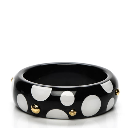 Louis Vuitton Kusama Infinity Dots Bangle GM Black 3 of 9