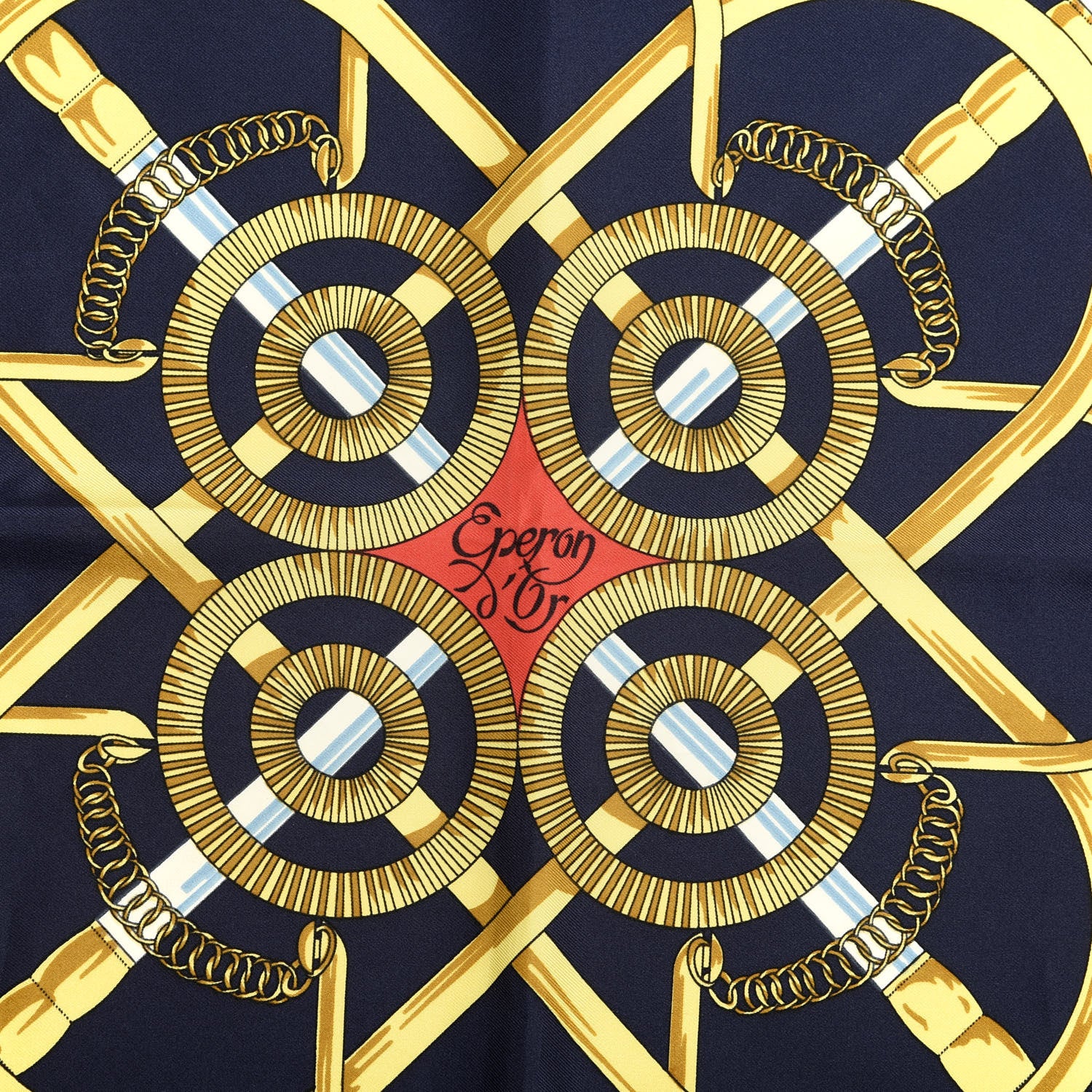 Hermes Silk Eperon D'Or Scarf 90 3 of 4