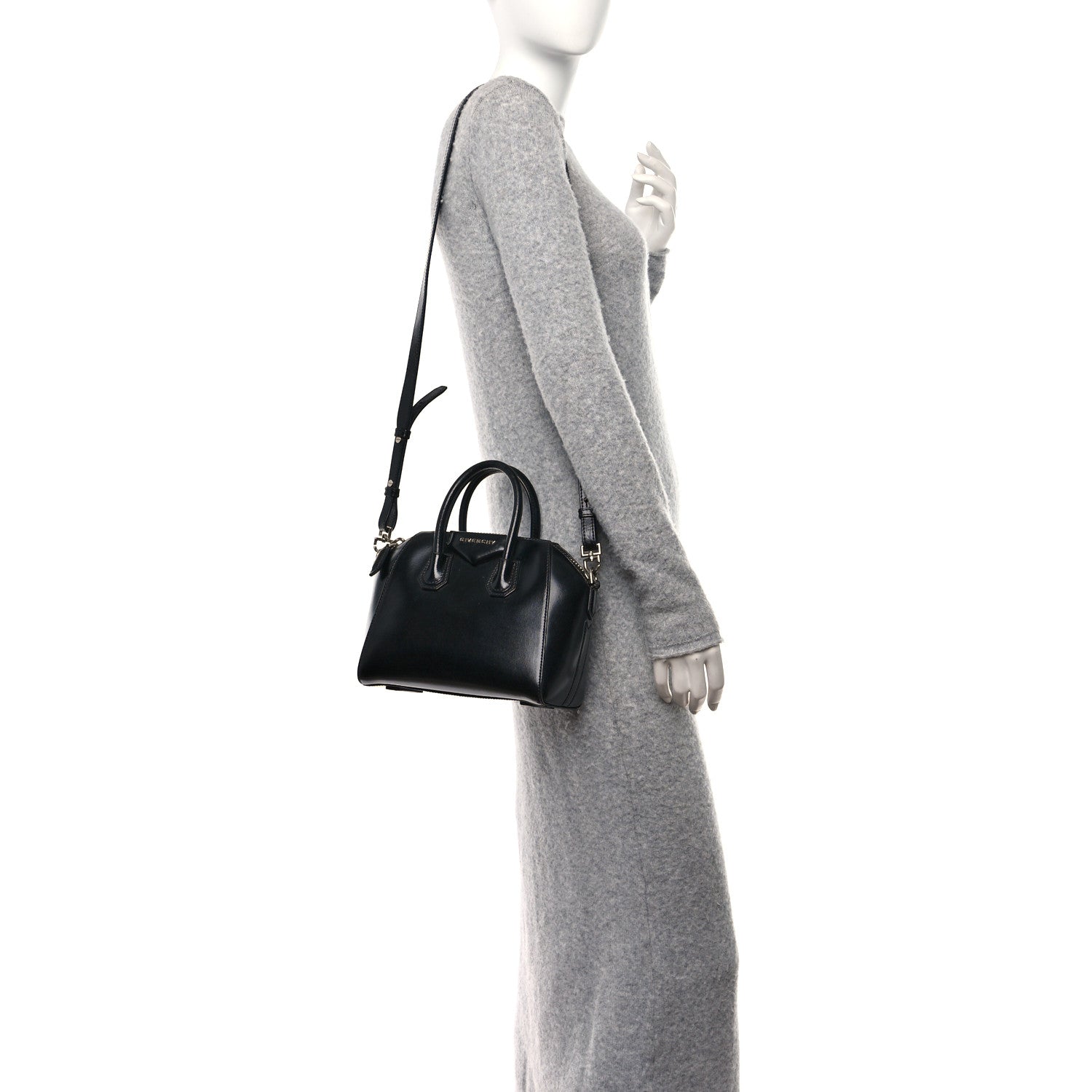 Givenchy Shiny Lord Calfskin Small Antigona Black 3 of 12