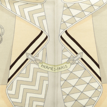 Hermes Cashmere Silk Bouquets Shawl 140 2 of 3