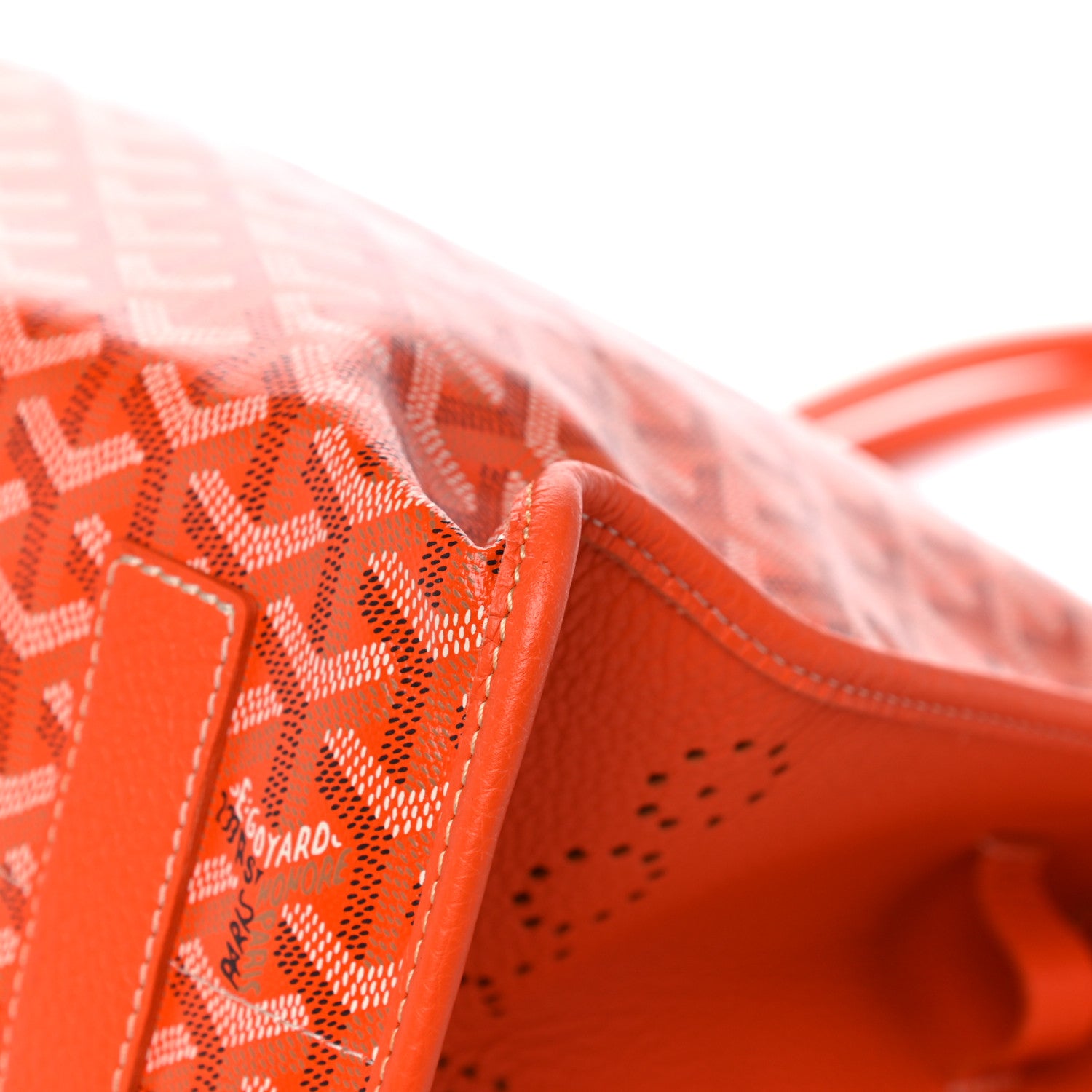 Goyard Goyardine Sac Hardy Pet Carrier PM Orange 9 of 12