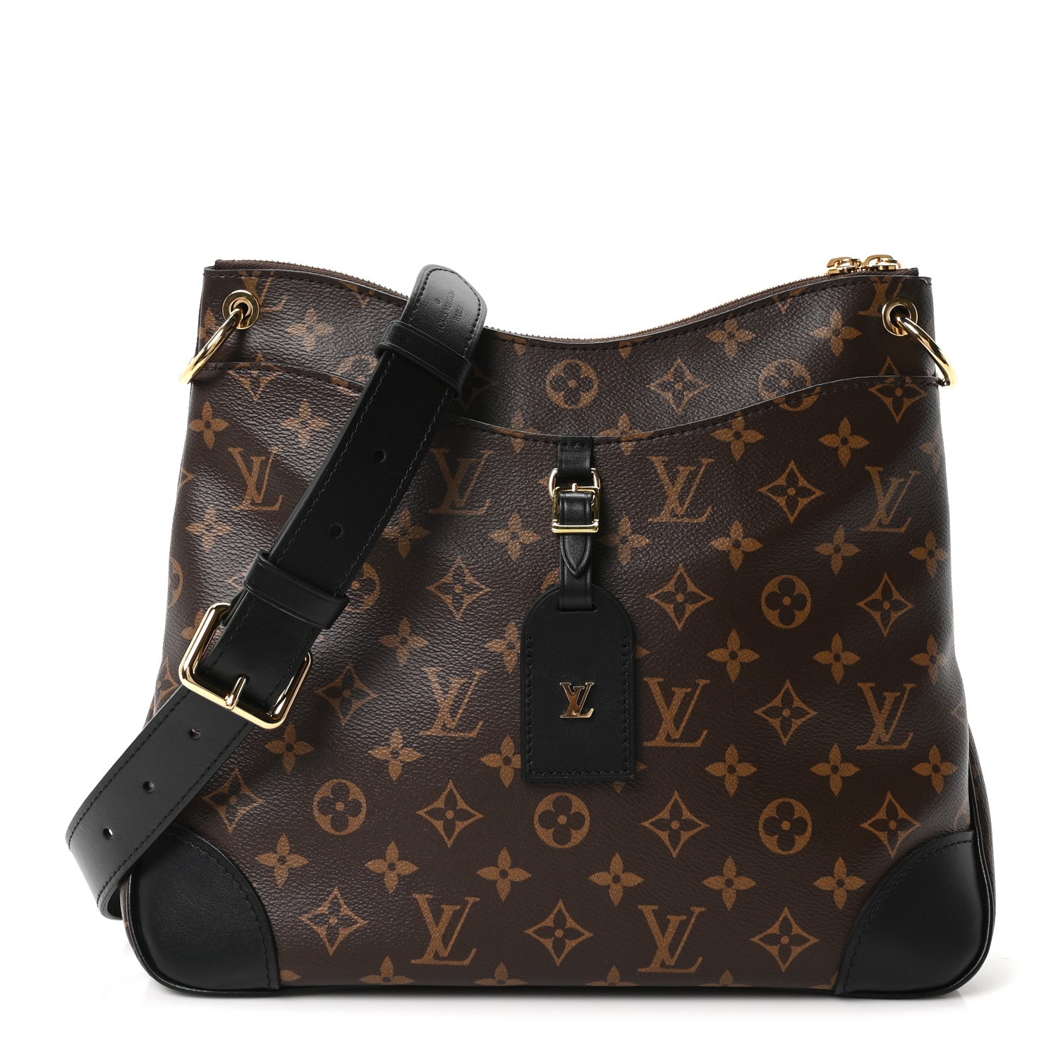 Louis Vuitton Monogram Odeon MM Black 1 of 9