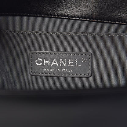 Chanel Lambskin Quilted Medium Boy Flap Black 8 of 11