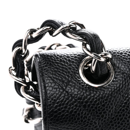 Chanel Caviar Quilted Jumbo Double Flap Black 12 of 13