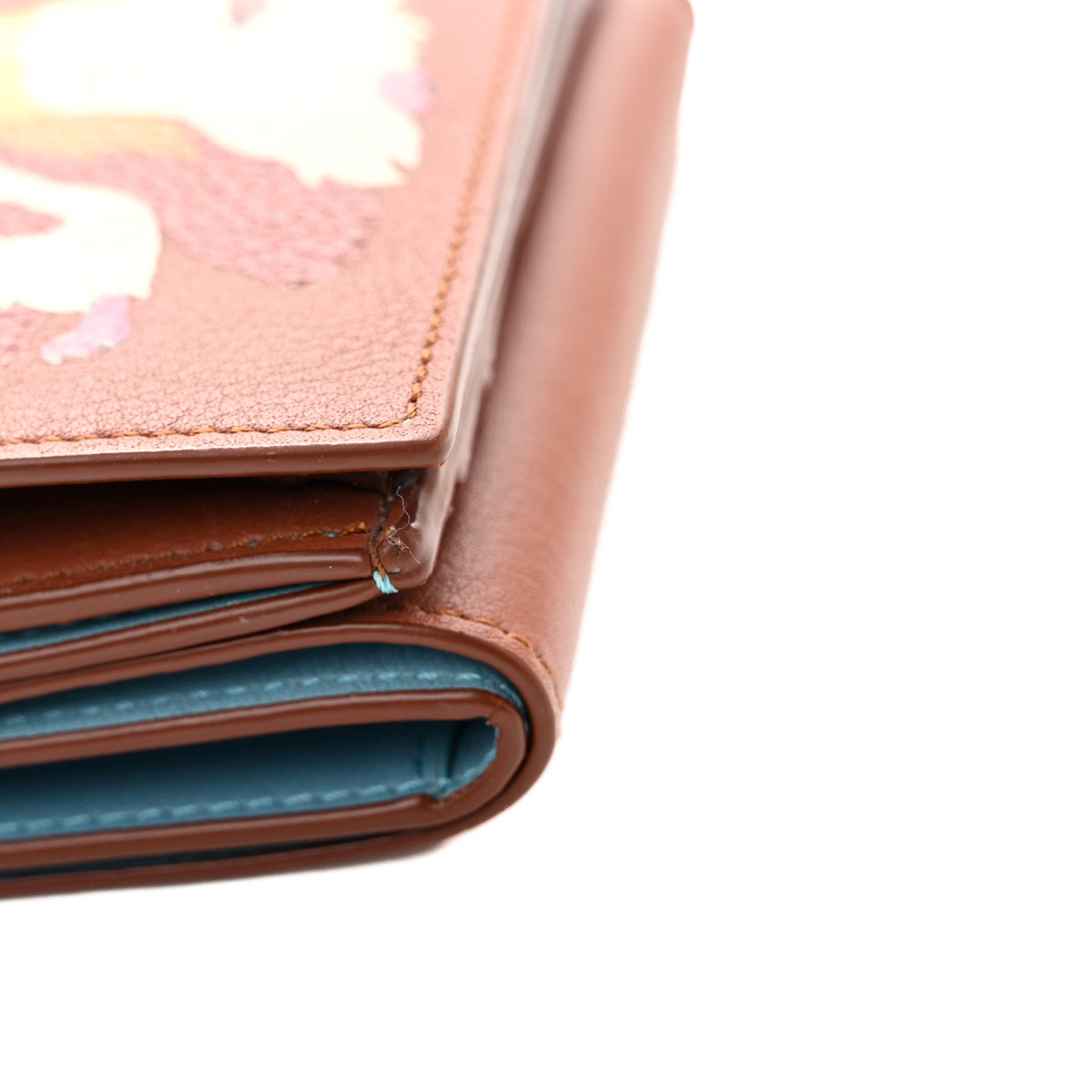 Loewe X HOWL'S MOVING CASTLE Calfskin Heen Trifold Wallet Rust 8 of 11