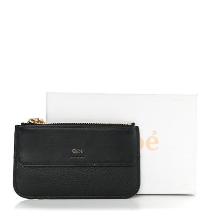 Chloe Grained Calfskin Drew Card Holder Black 9 of 9